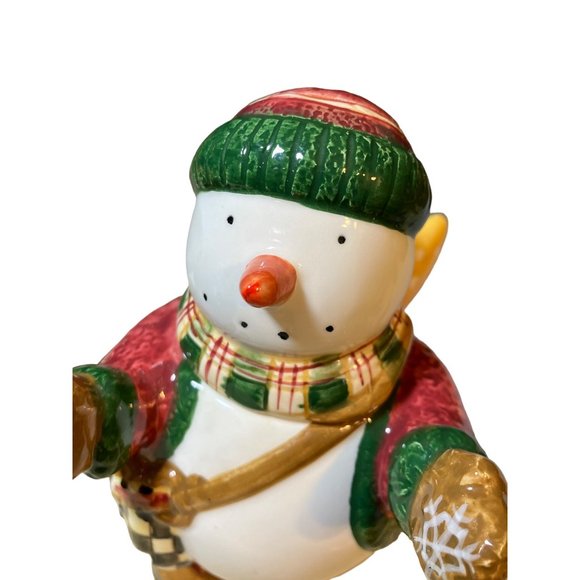 Debbie Mumm Sakura Snow Angel Village Sugar & Creamer 2000-2001 Christmas - Picture 4 of 13